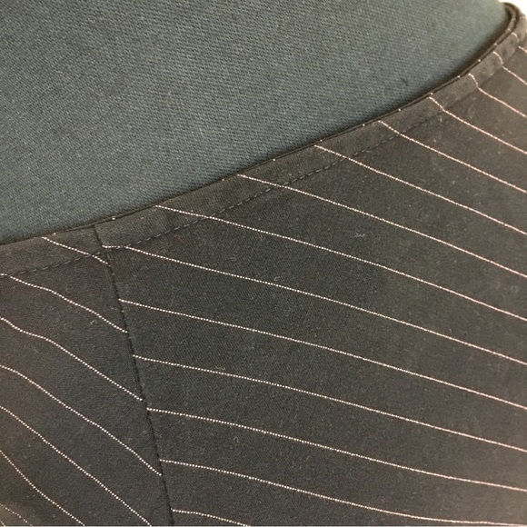 Y2K Charlotte Russe Black Pinstripe Skirt, 5/6 - Picture 7 of 9